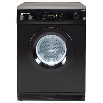 White Knight 7kg Reverse Action Multifunction Vented Tumble Dryer - Black White Knight 7kg Reverse Action Multifunction Vented Tumble Dryer - Black